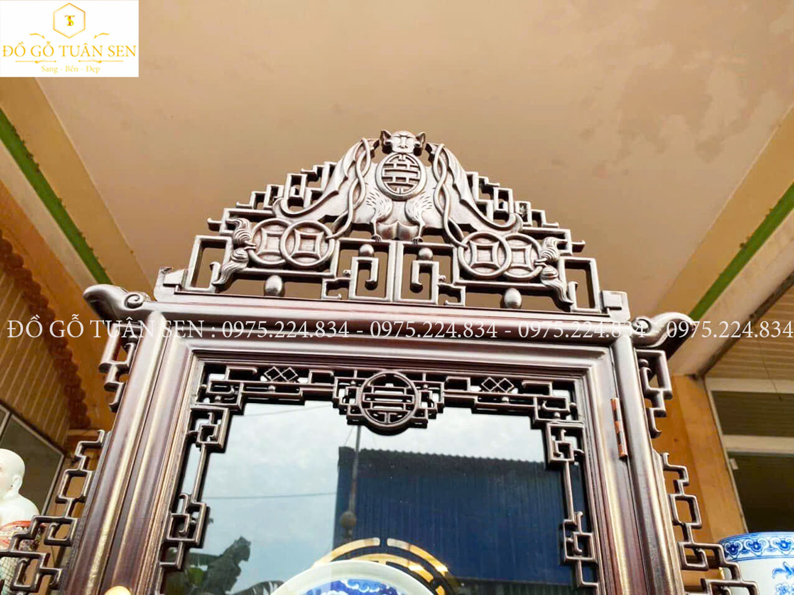 Thông tin kích thước Tủ trương bày Đồ Cổ , Gốm Sứ